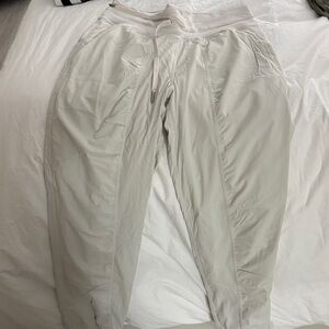 Cream dance studio joggers